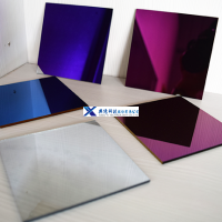 Blue mirror- decorative coating